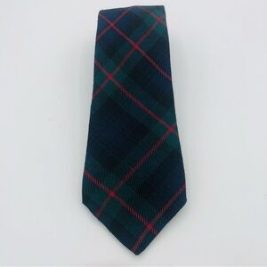 Lochcarron 3.5" Wool Tie | Red Green Plaid